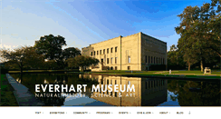 Desktop Screenshot of everhart-museum.org